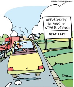 Time to change directions